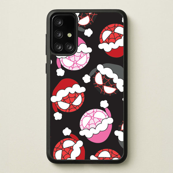 Spider Heroes Christmas Pattern Galaxy A71 Case