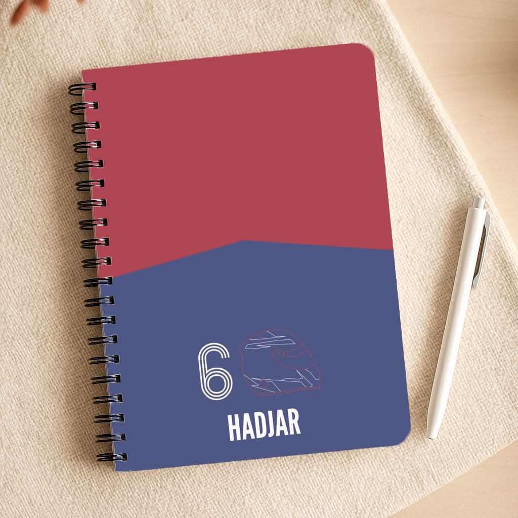 Hadjar Helmet 2026 Notepad