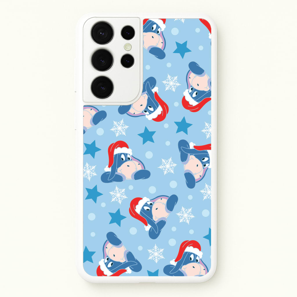 Cartoon Donkey Stars Pattern Galaxy S21 Ultra Case