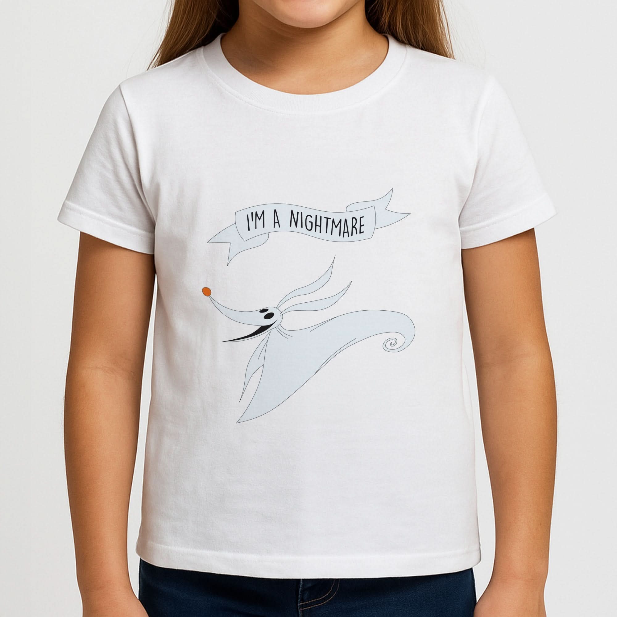 Stripey I'm A Nightmare Girls T-Shirt