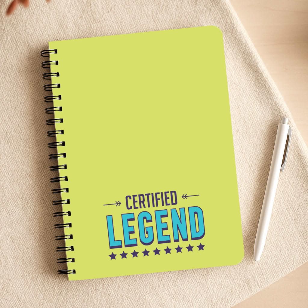 Certified Legend Notepad