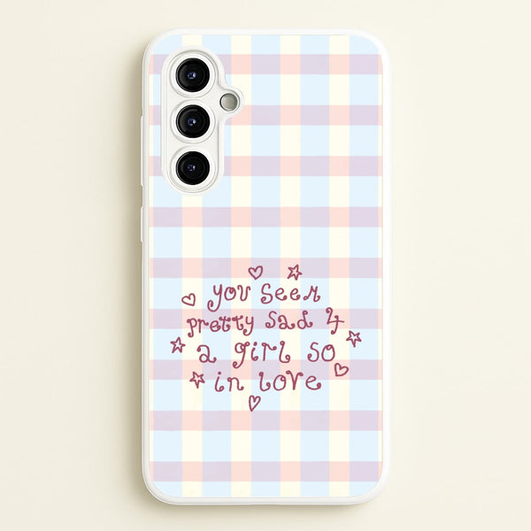 Dreamy Plaid Galaxy A54 Case