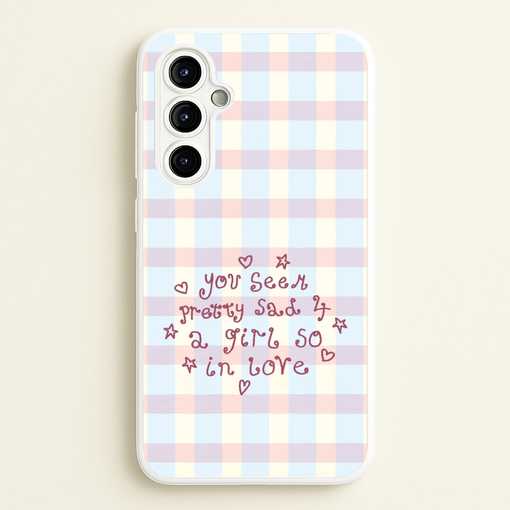 Dreamy Plaid Galaxy A54 Case