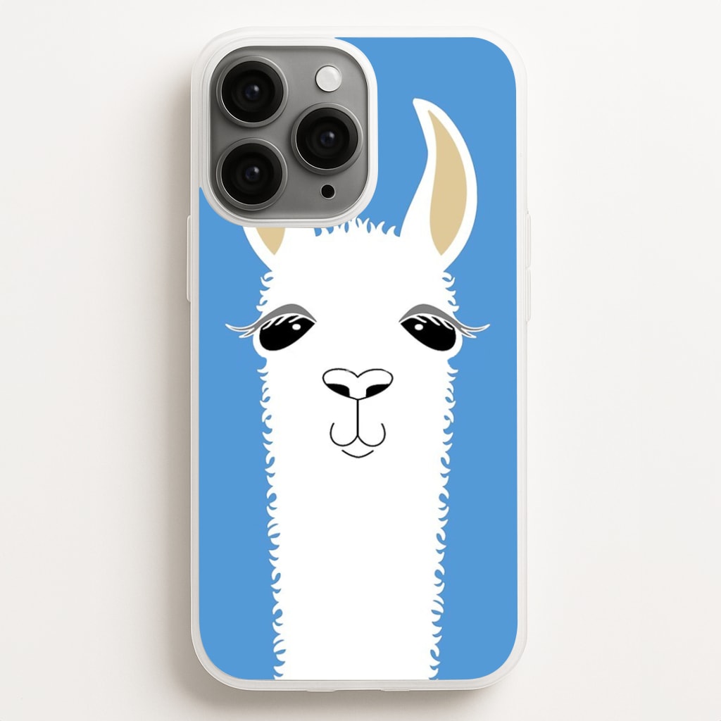Llama Portrait Phone Case for iPhone, Samsung Galaxy and Google Pixel