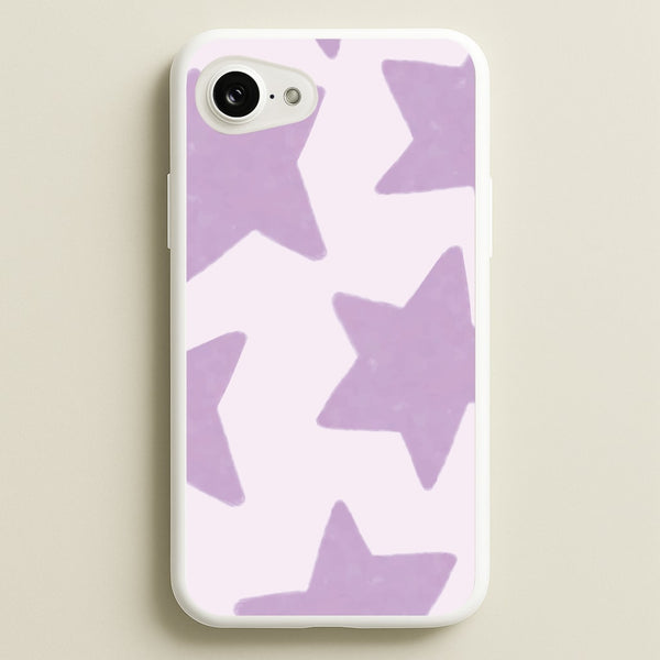 Lilac Stars iPhone 17e Case