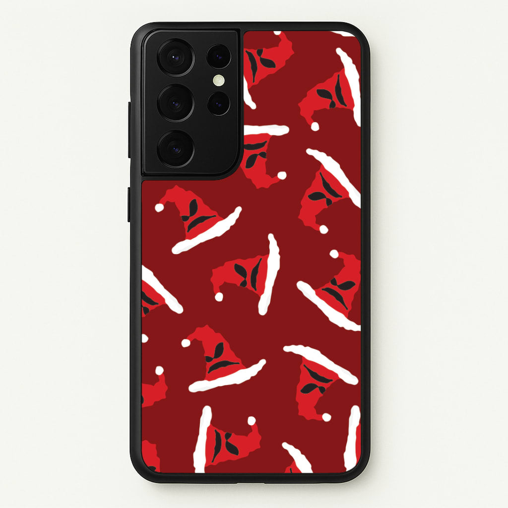 Sorting Christmas Hat Pattern Galaxy S21 Ultra Case