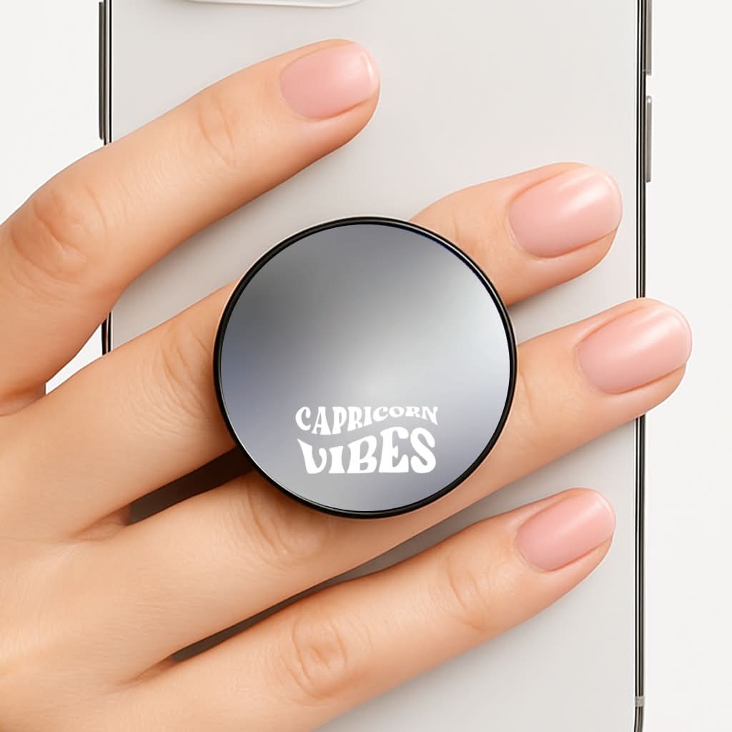 Capricorn Vibes Gradient Zodiac Phone Grip