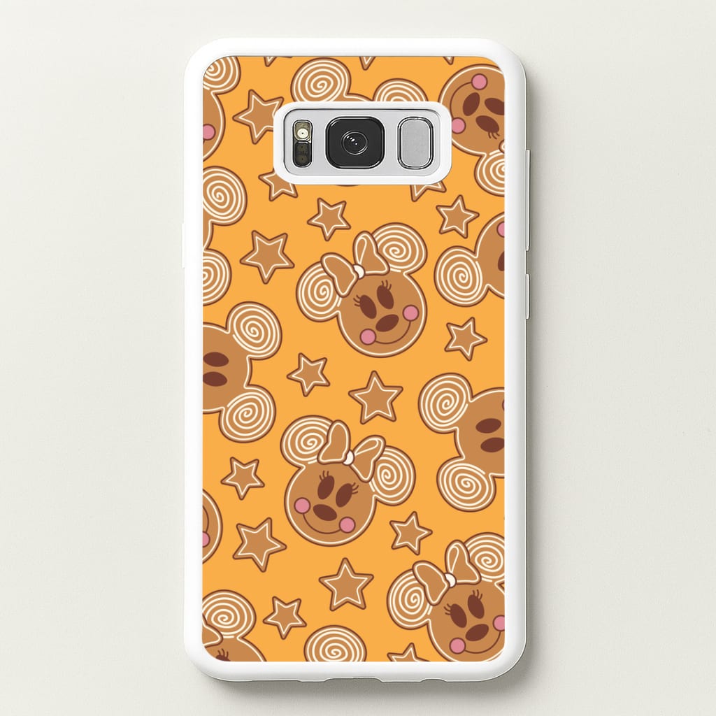 Cartoon Mouse Gingerbread Pattern Galaxy S8 Plus Case