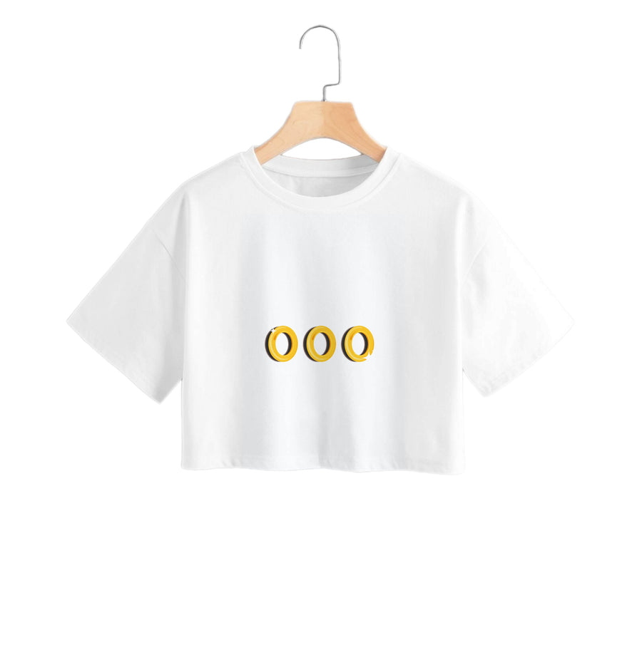 Gold Rings - Sonic Crop Top