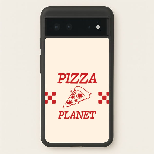 Retro Pizza Planet Google Pixel 6 Case
