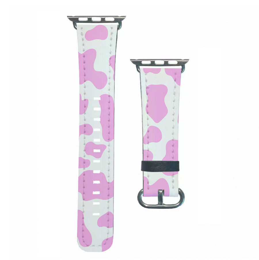 Pink Cow - Animal Patterns Apple Watch Strap