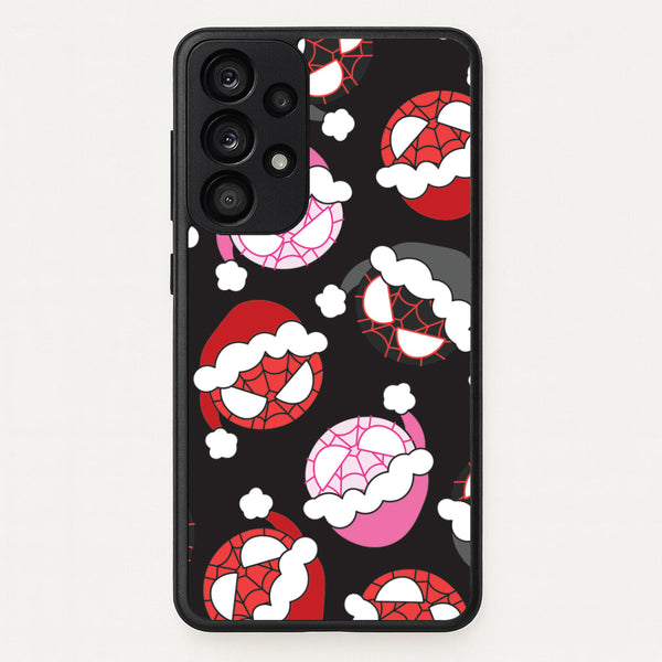 Spider Heroes Christmas Pattern Galaxy A53 Case