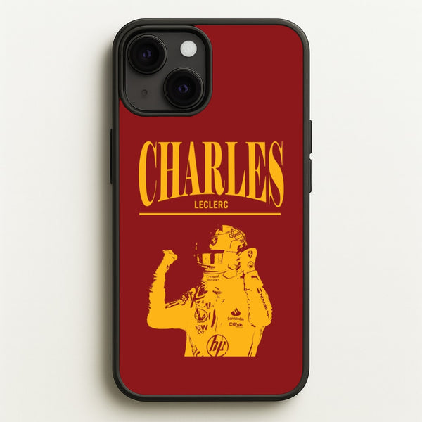 Charles Red And Gold iPhone 13 Case