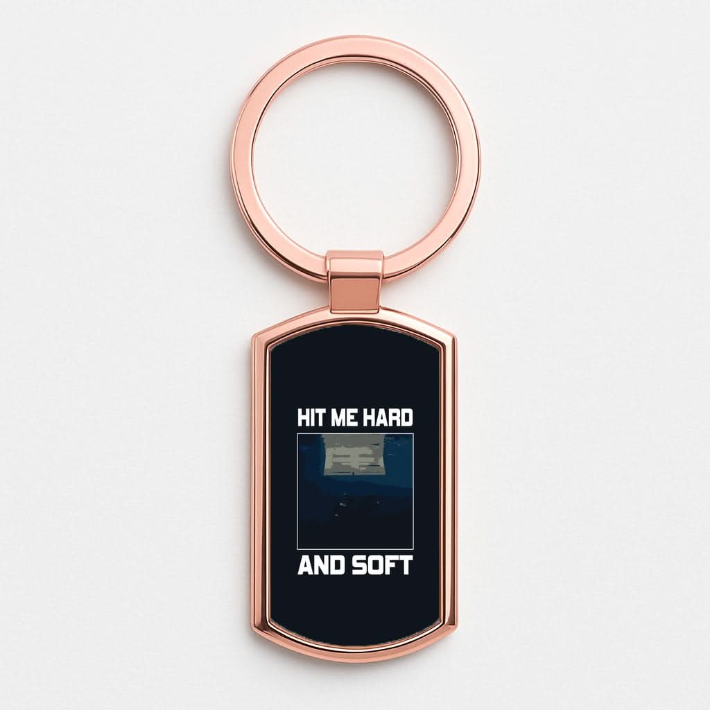 Billie Blue Rose Gold Keyring