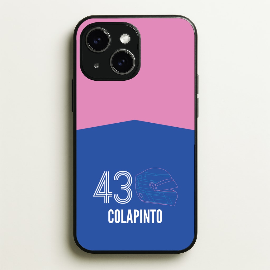 Colapinto Helmet 2026 iPhone 14 Case