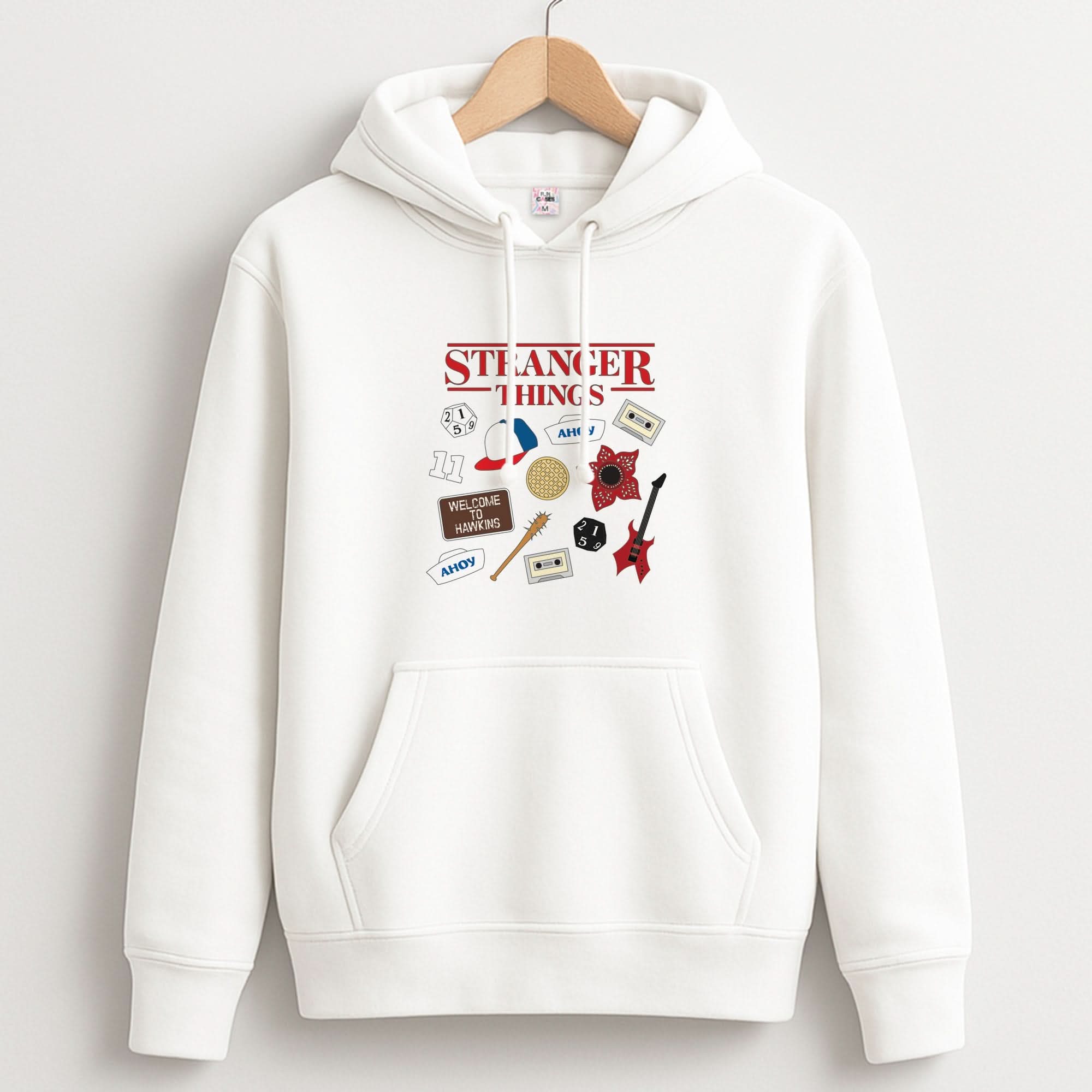 Stranger Things Cartoon Icons Unisex Hoodie