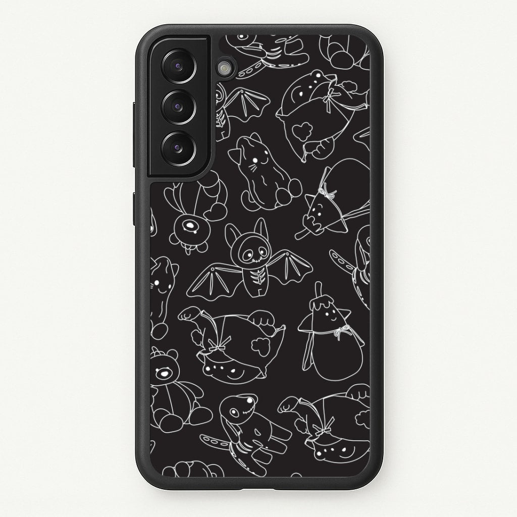 Halloween Plushies Pattern II - Halloween Galaxy S22 Case