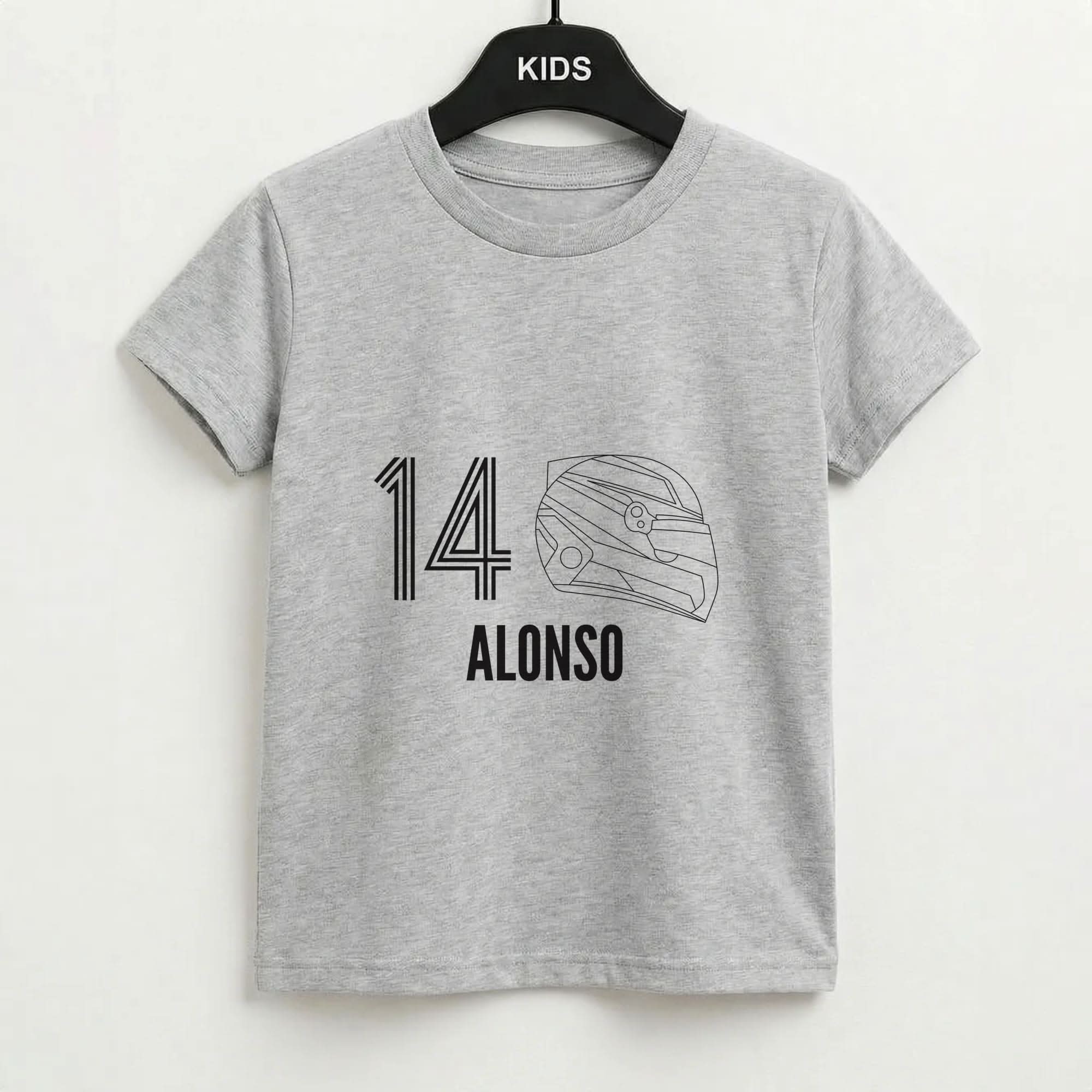 Alonso Helmet 2026 Grey Kids T-Shirt