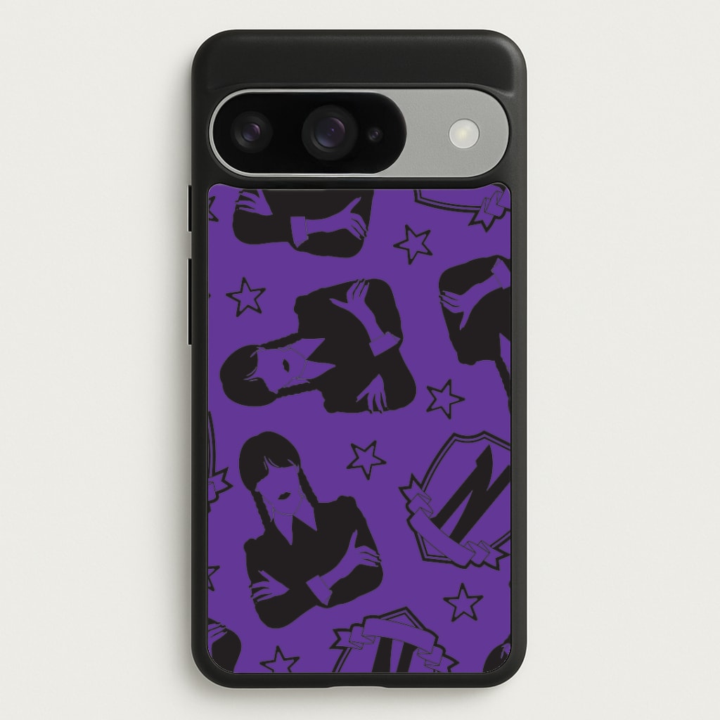 Wednesday Pattern Google Pixel 10 / 10 Pro Case