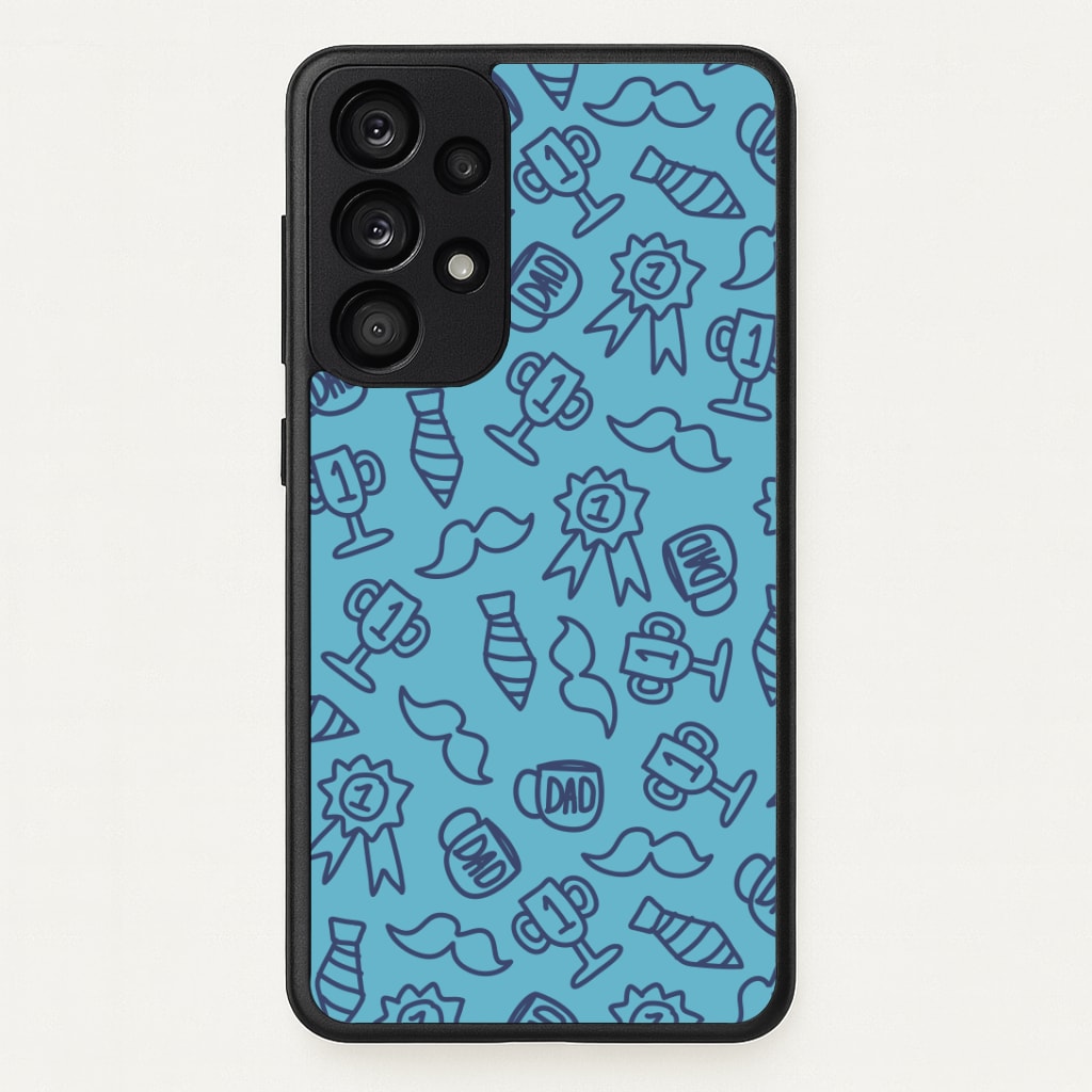 Dad Doodles Pattern Galaxy A33 Case