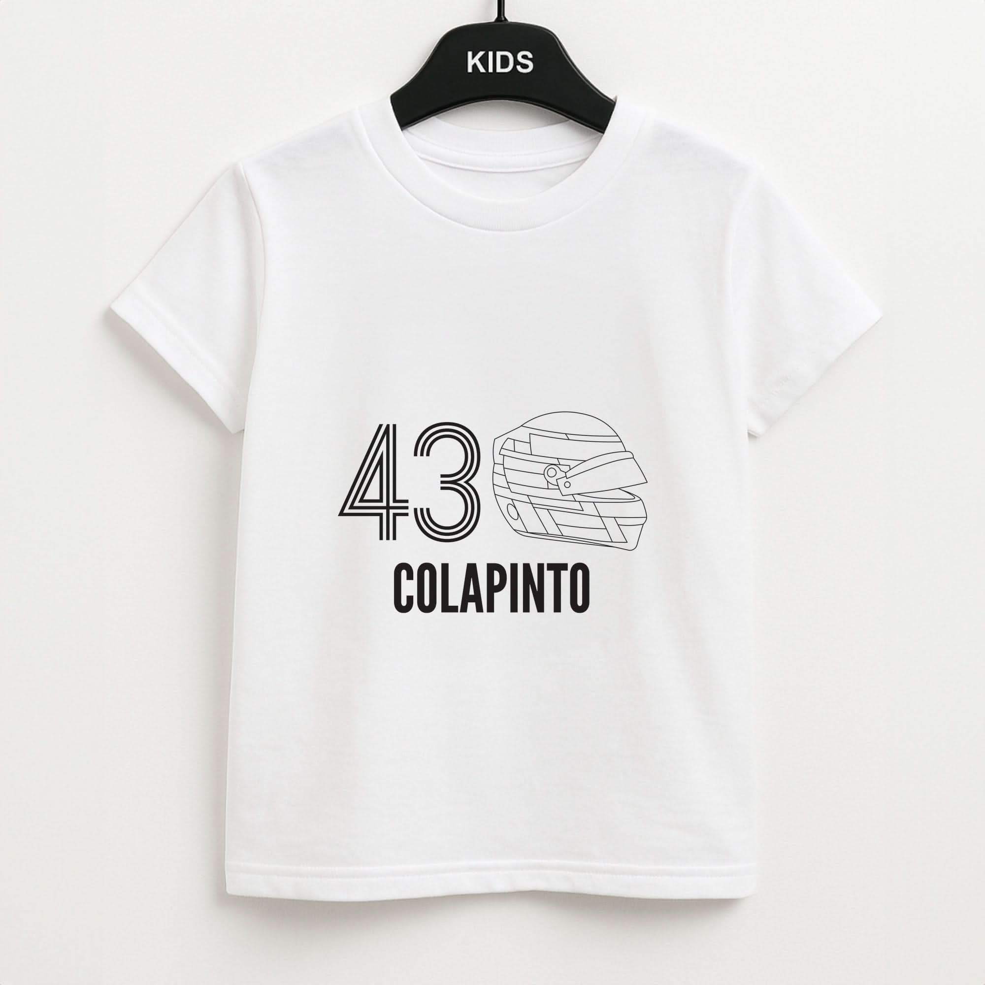 Colapinto Helmet 2026 Kids Unisex T-Shirt