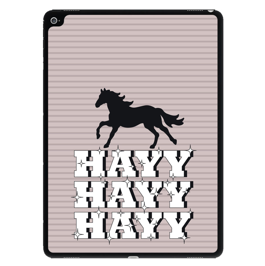 Hayy Hayy Hayy - Horses iPad Case