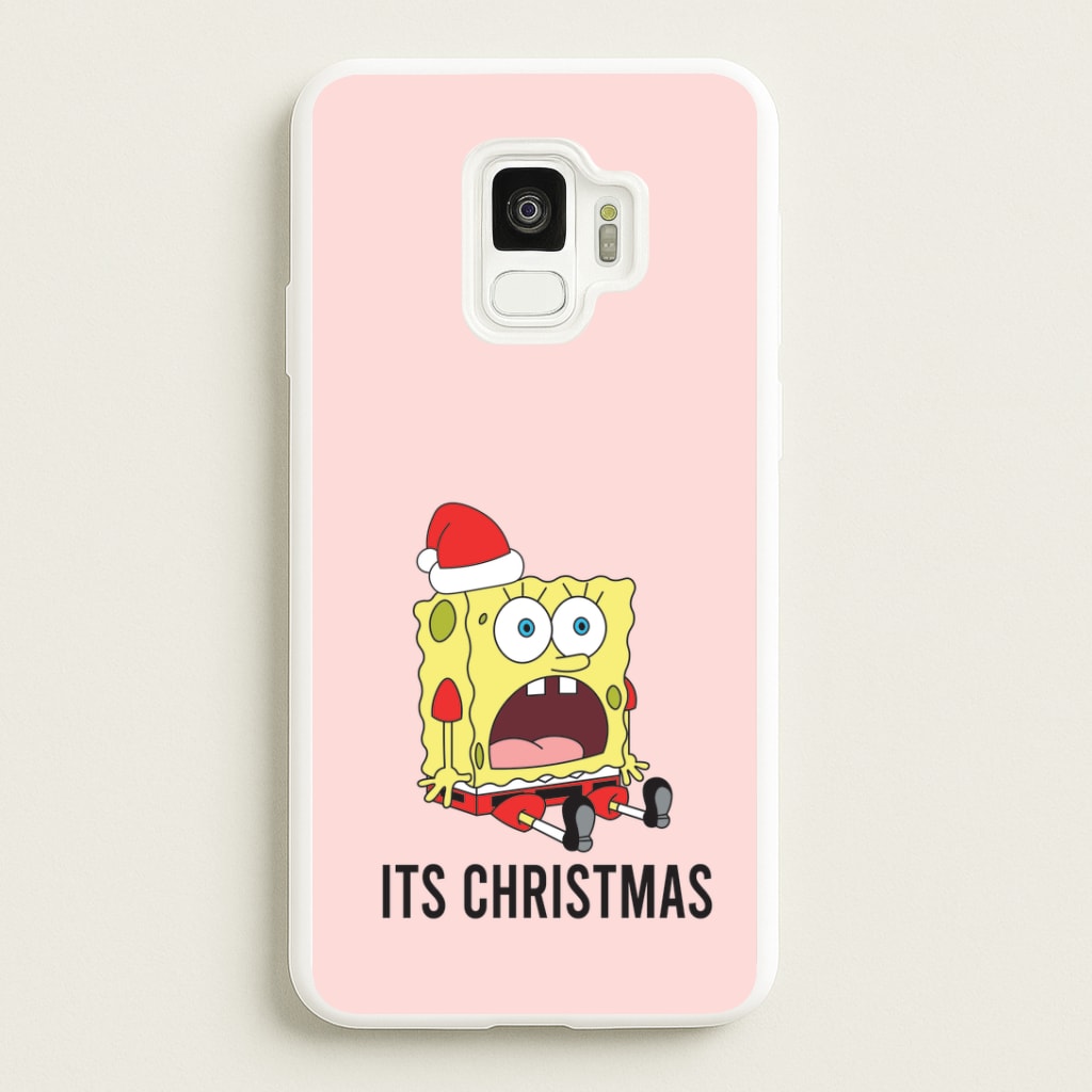 It's Christmas Cartoon Sponge Galaxy S9 Case