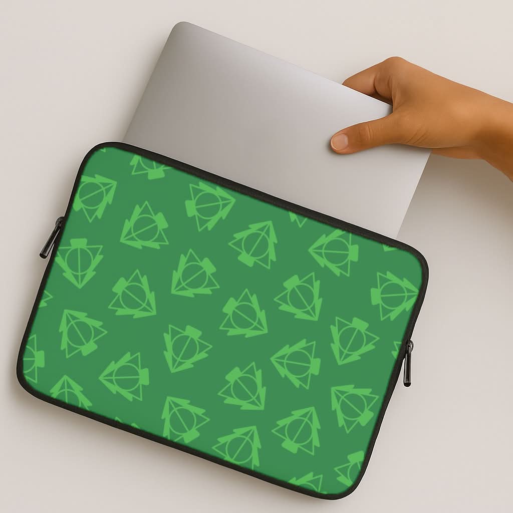 Christmas Tree Wizard Icon Pattern MacBook Cover