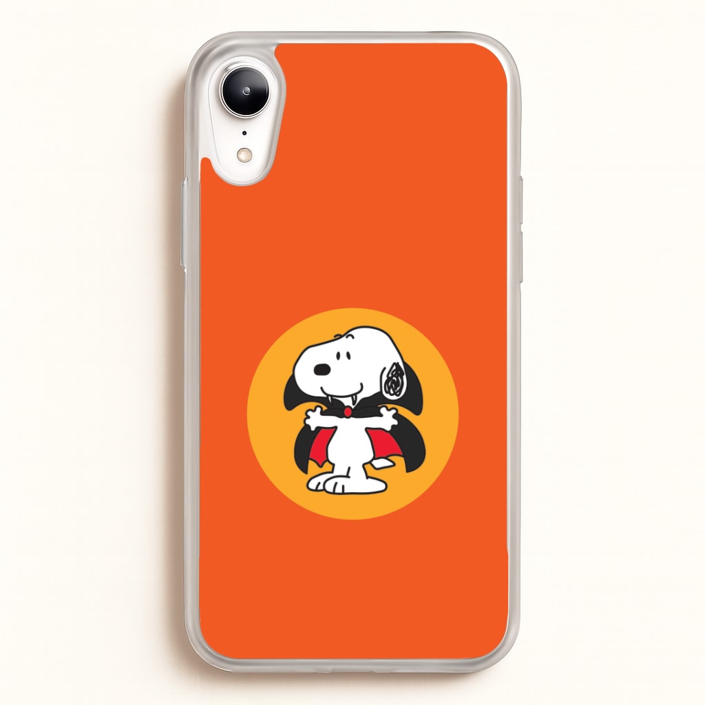 Cartoon Beagle Vampire iPhone XR Case