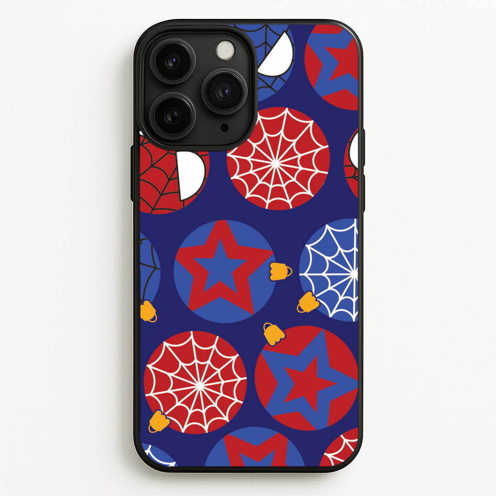 Spider Hero Baubles Pattern iPhone 11 Pro Max Case