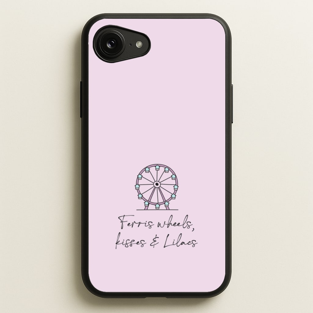 Ferris Wheels, Kisses & Lilacs iPhone 16e Case