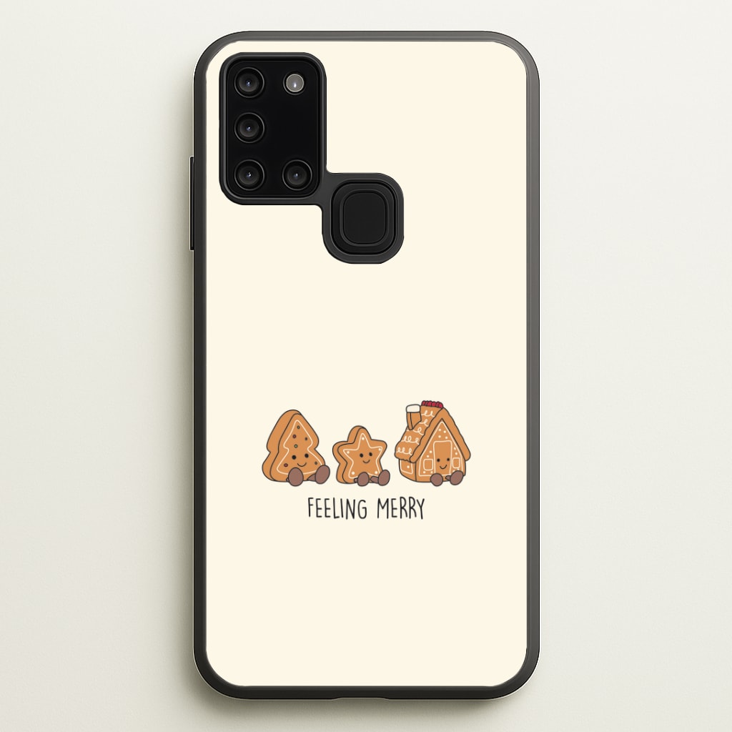 Gingerbread Plushies Quote Galaxy A21s Case