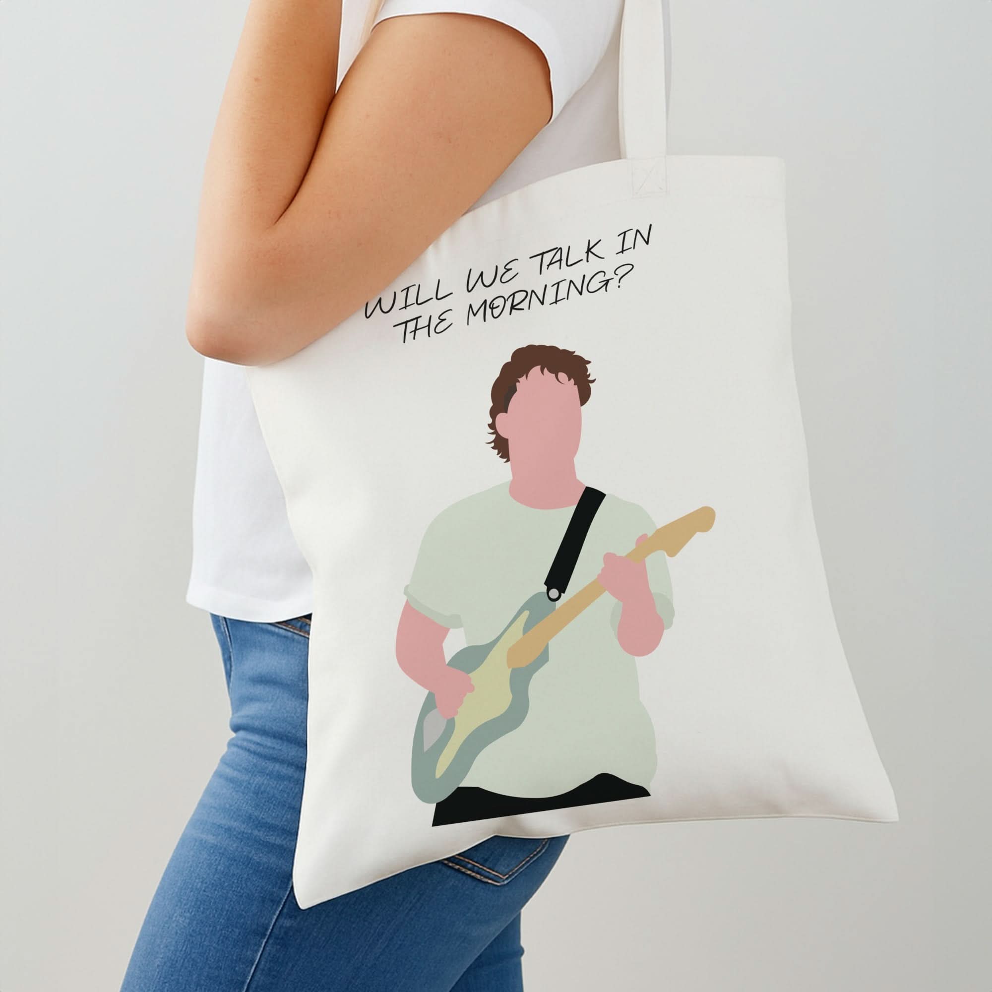 Will We Talk In The Morning Yellow Shoulder Bag