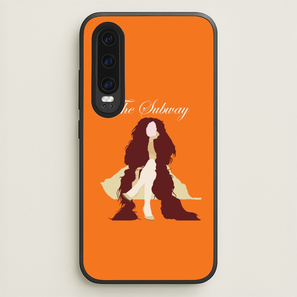 Subway Orange Huawei P30 Case