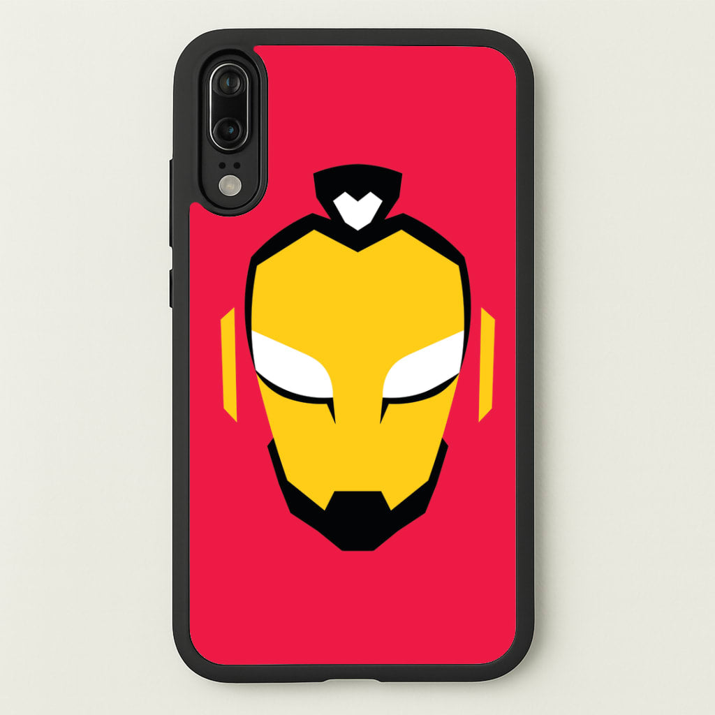 Metal Heart Hero Face Huawei P20 Case