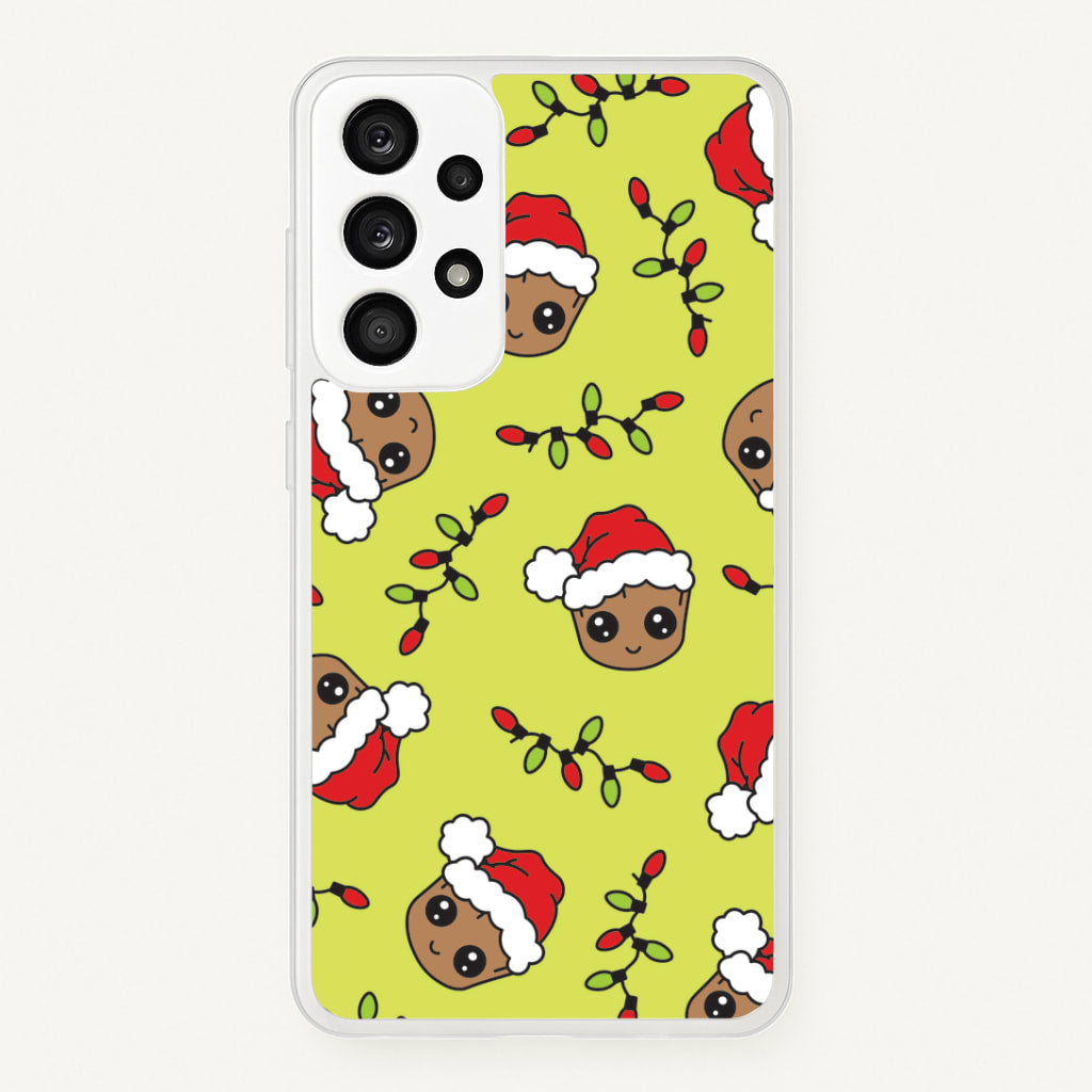 Christmas Tree Hero Pattern Galaxy A53 Case