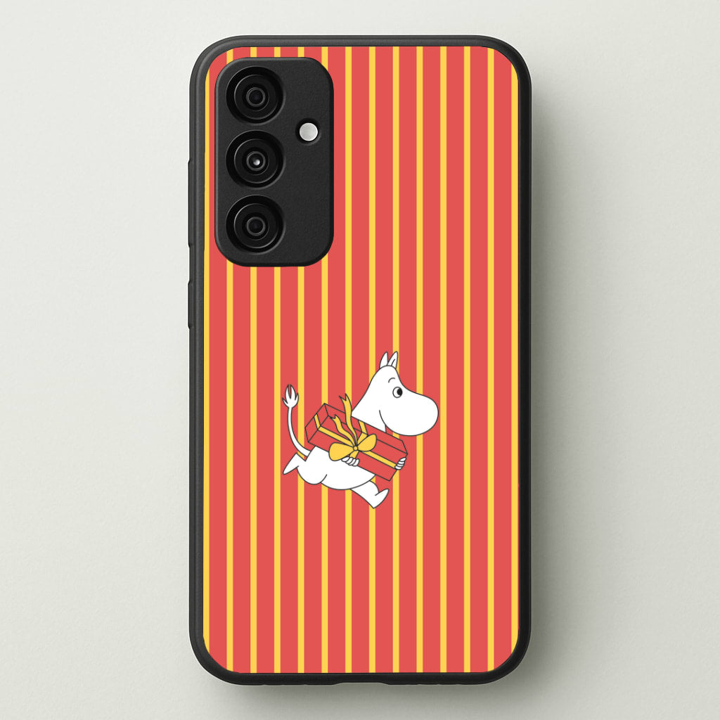 Red Present Moom Galaxy A55 Case