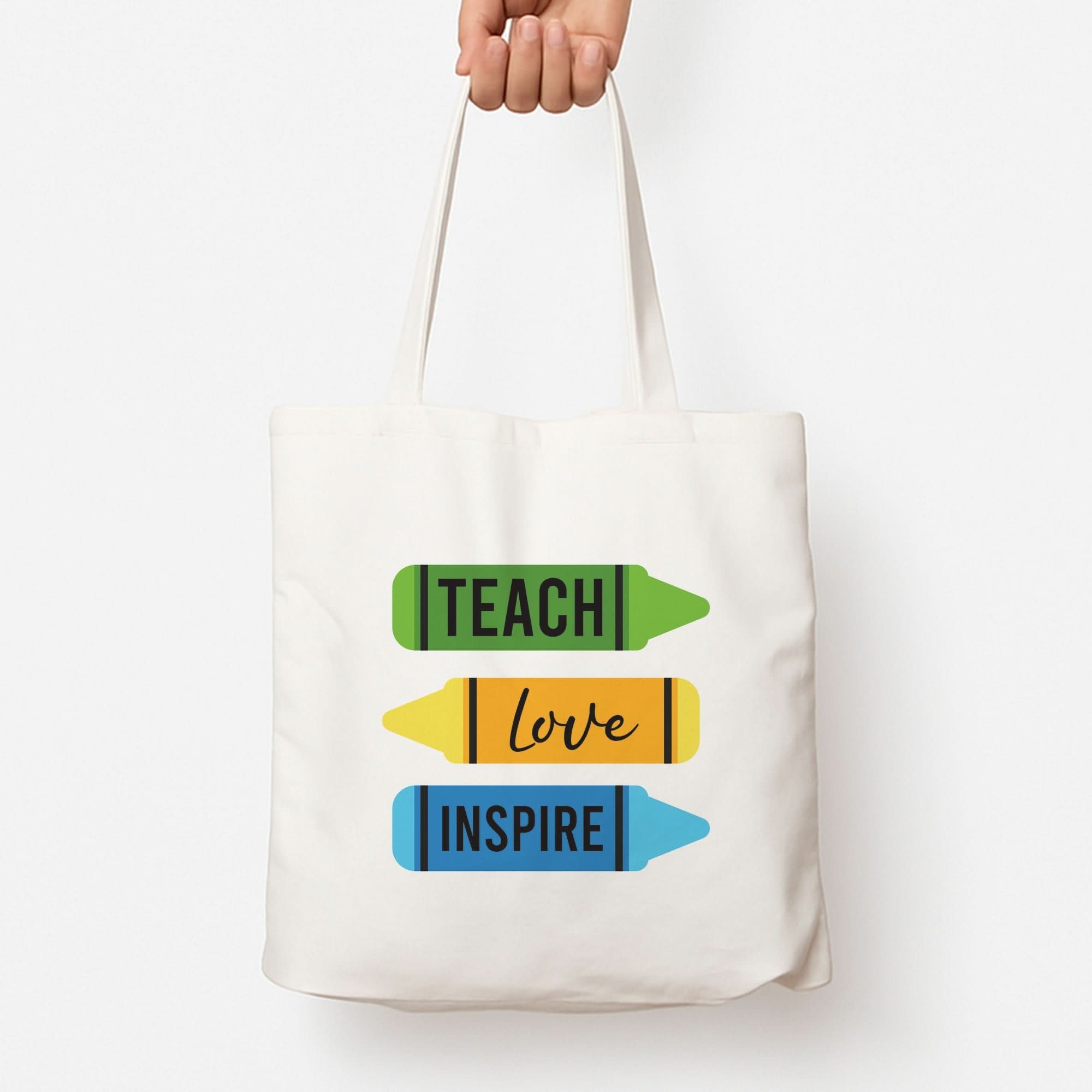 Teach, Love, Inspire Tote Bag