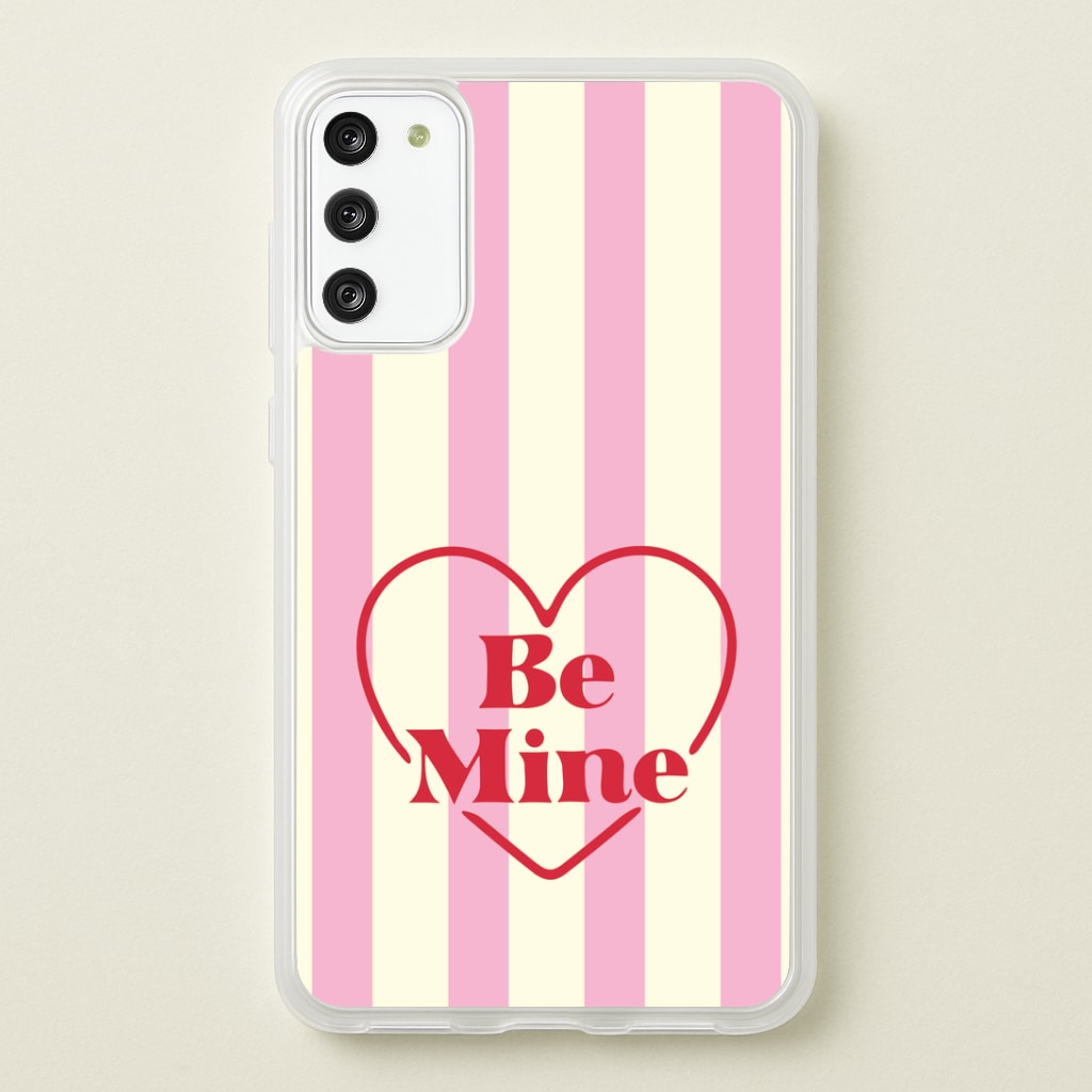 Be Mine Stripey Galaxy A41 Case