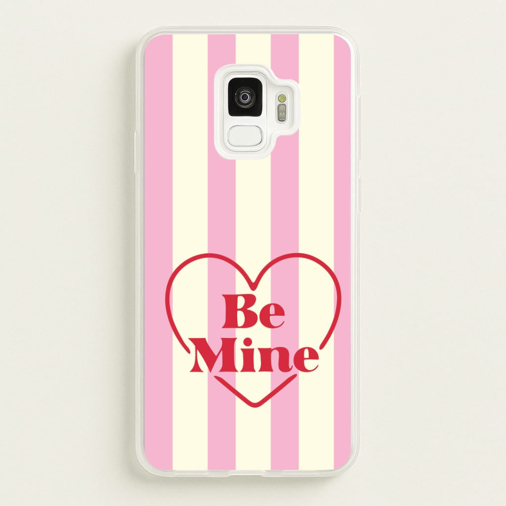 Be Mine Stripey Galaxy S9 Case