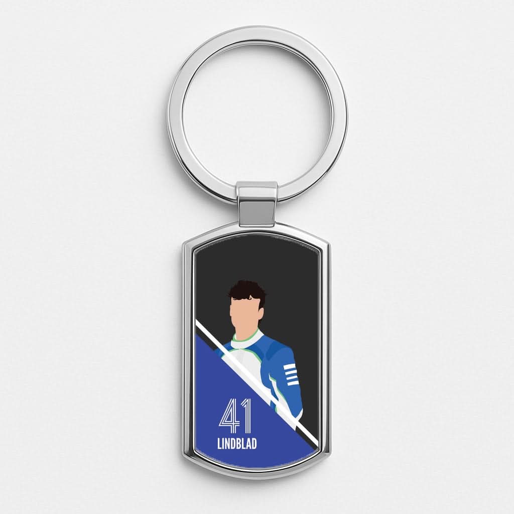 Lindblad 2026 Silver Metal Keyring