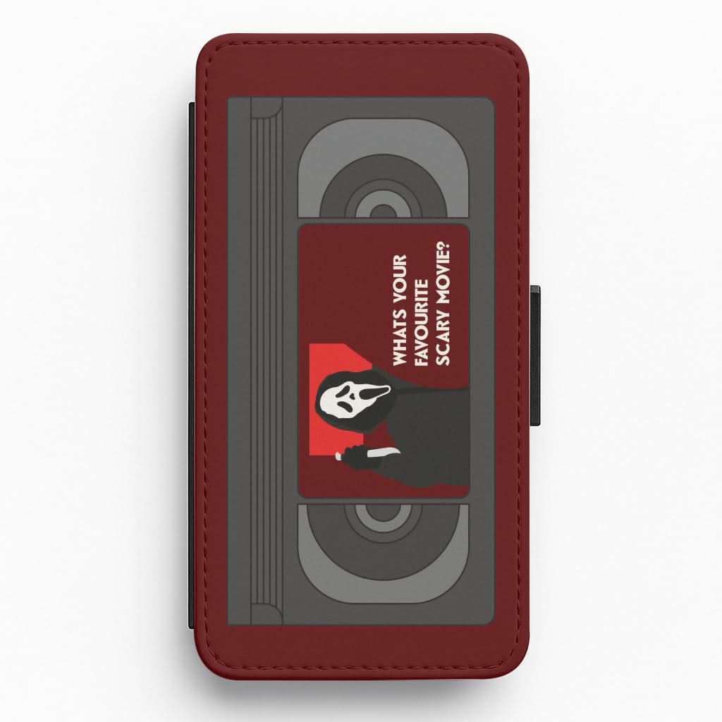 Horror Movie 7 VHS Tape Flip / Wallet Phone Case