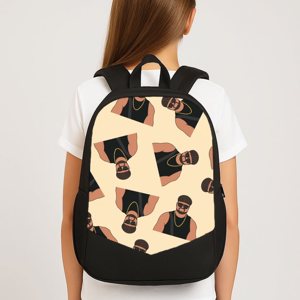 Ibiza Final Boss Pattern School Bag