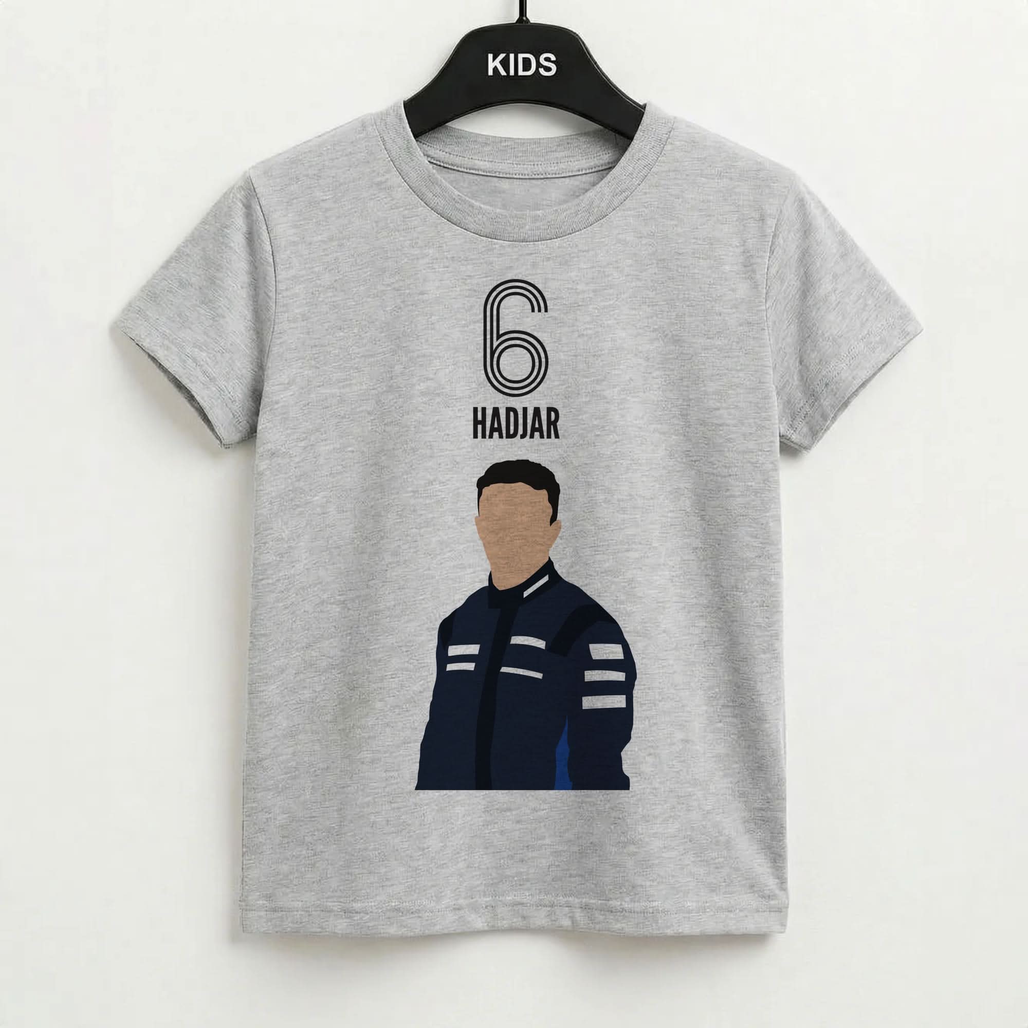 Hadjar 2026 Grey Kids T-Shirt