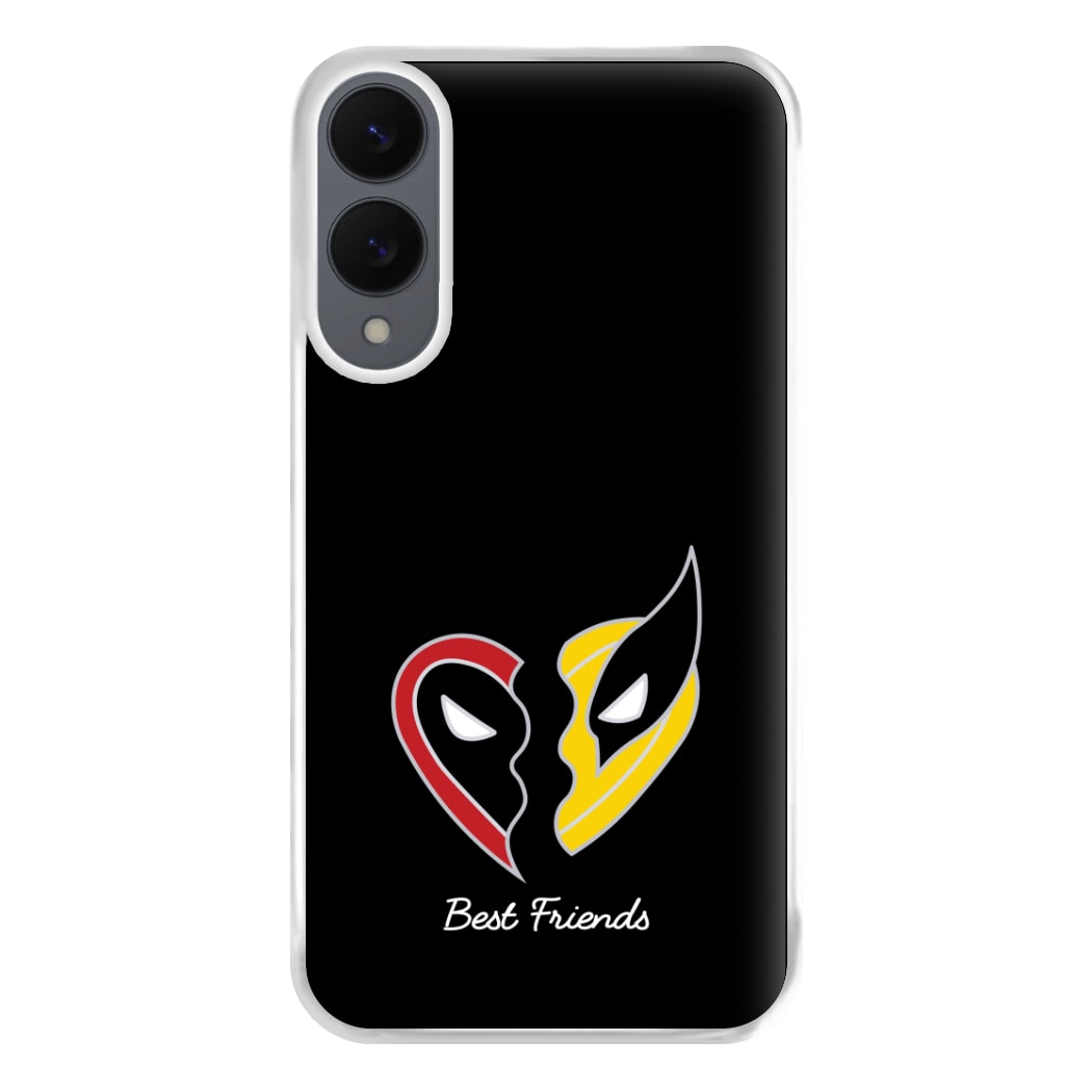 Superhero Best Friends Locket Galaxy S25 Edge Case