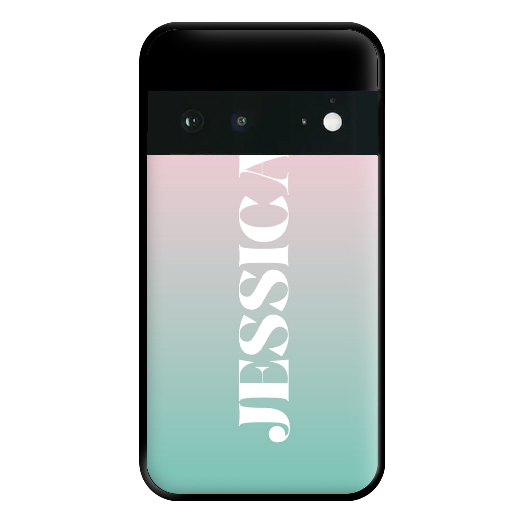 Gradient Personalised Name Google Pixel 6 Case