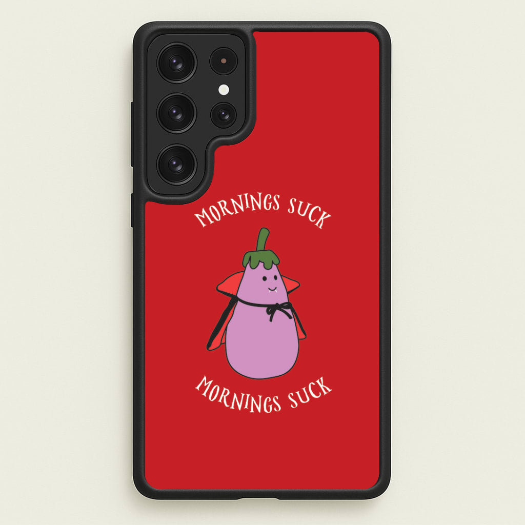 Mornings Suck Plush - Halloween Galaxy S23 Ultra Case