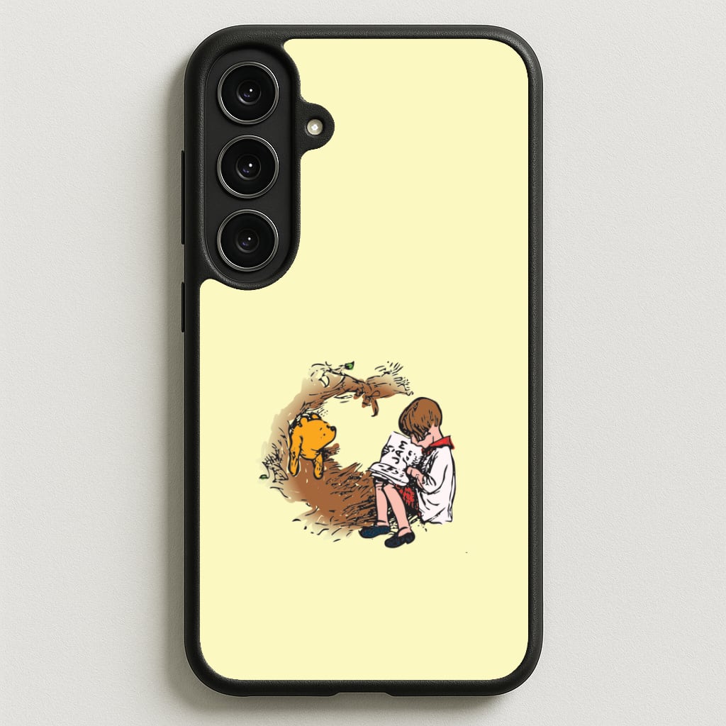 Winnie And Christopher In A Tree Galaxy S25FE Case