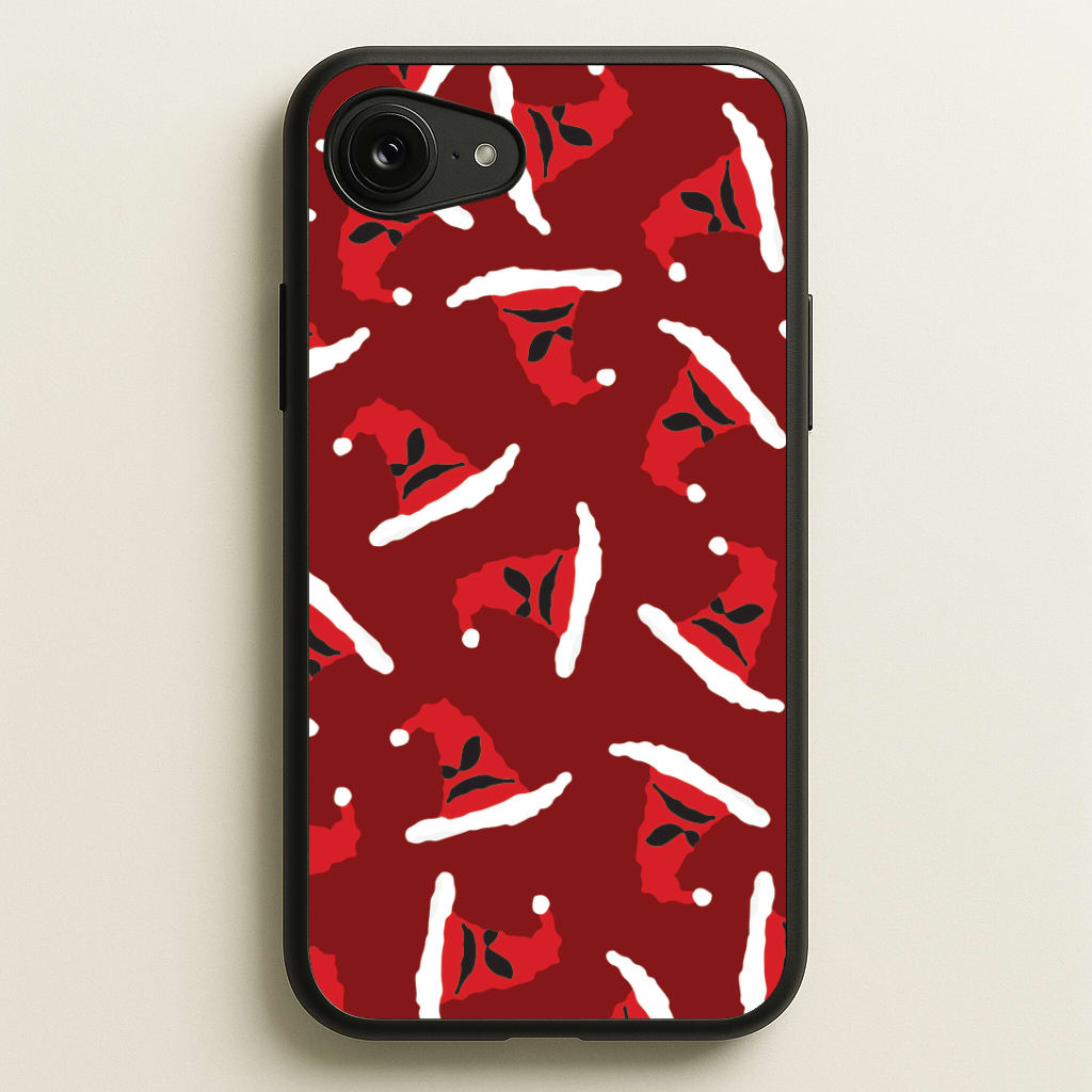 Sorting Christmas Hat Pattern iPhone 16e Case