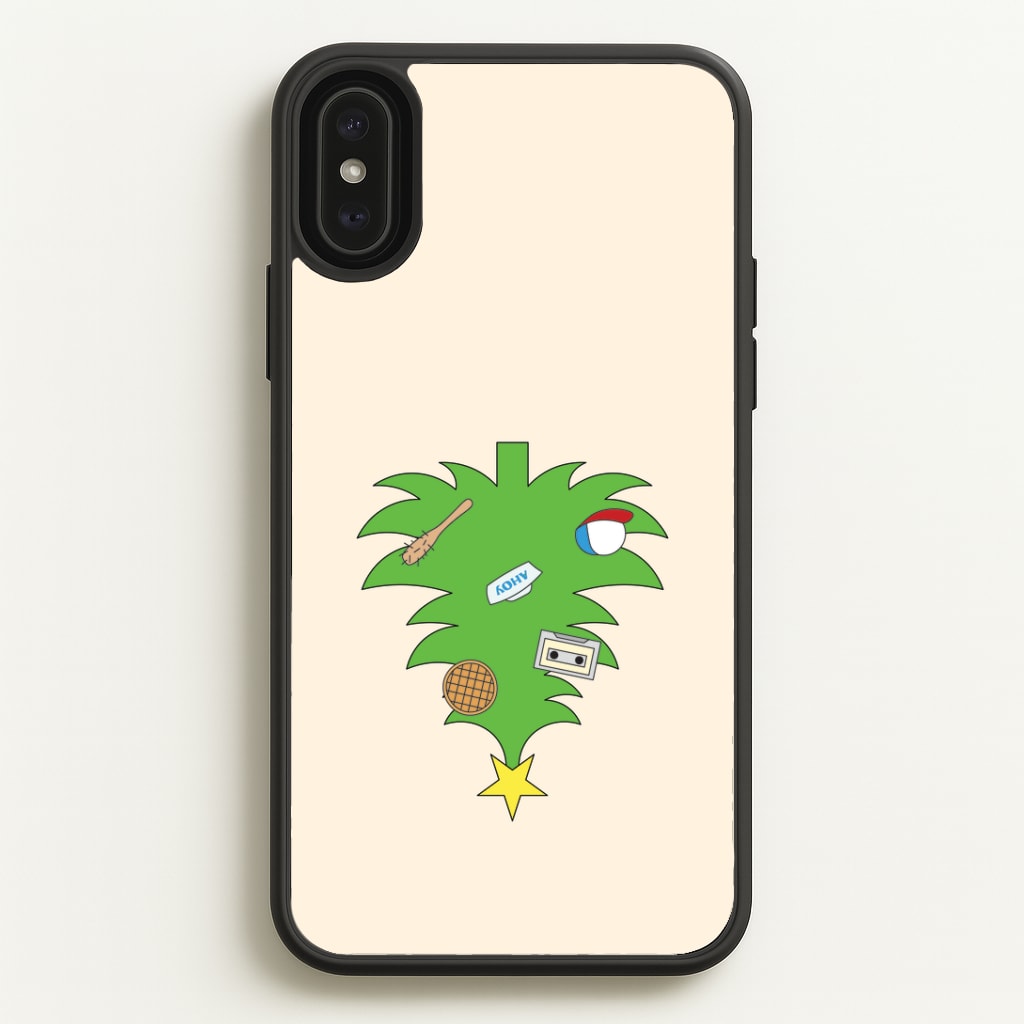 Upside Down Christmas Tree iPhone XS Max Case